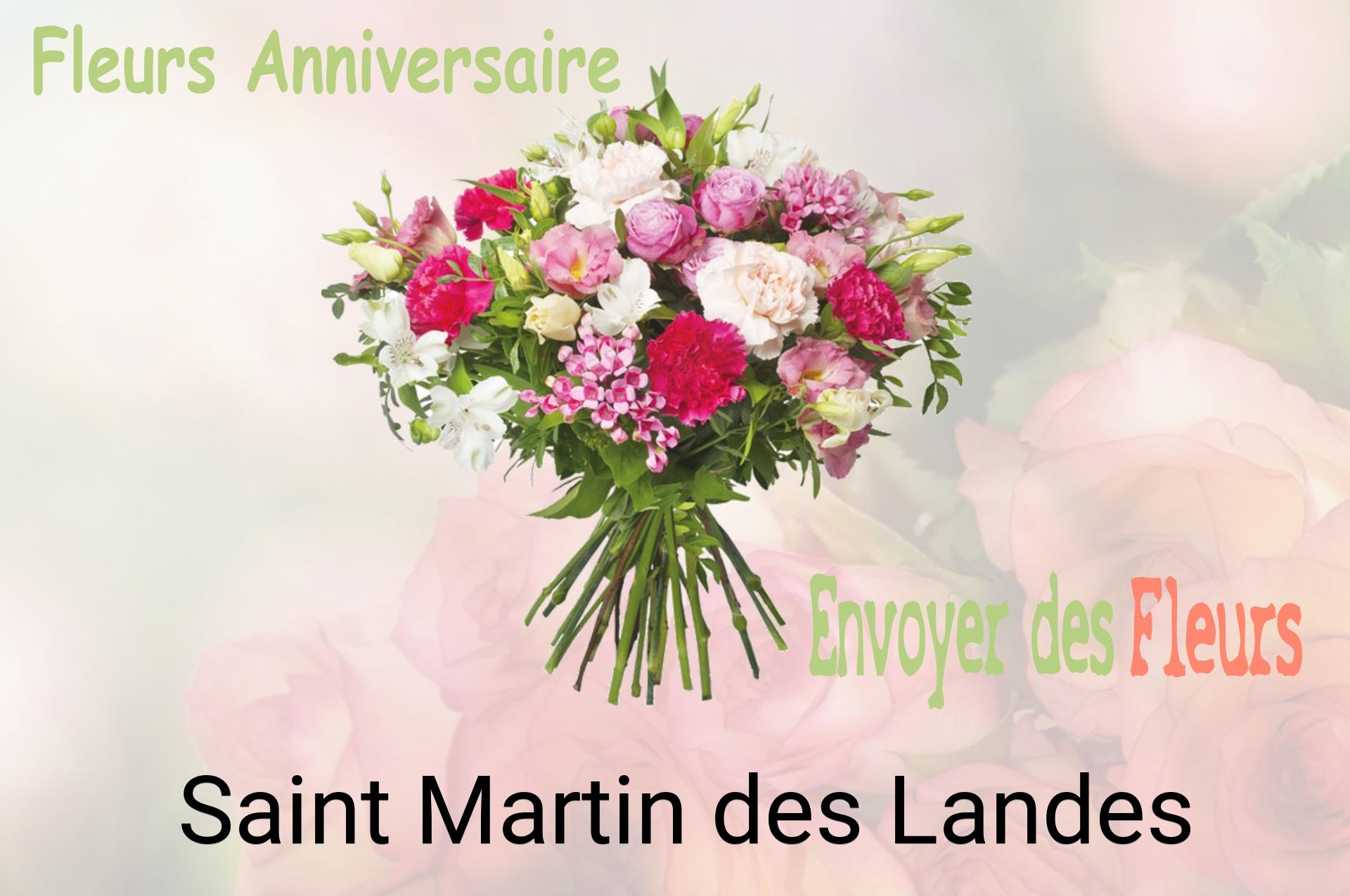 Bouquet de fleurs d’anniversaire livré à Saint-Martin-des-Landes
