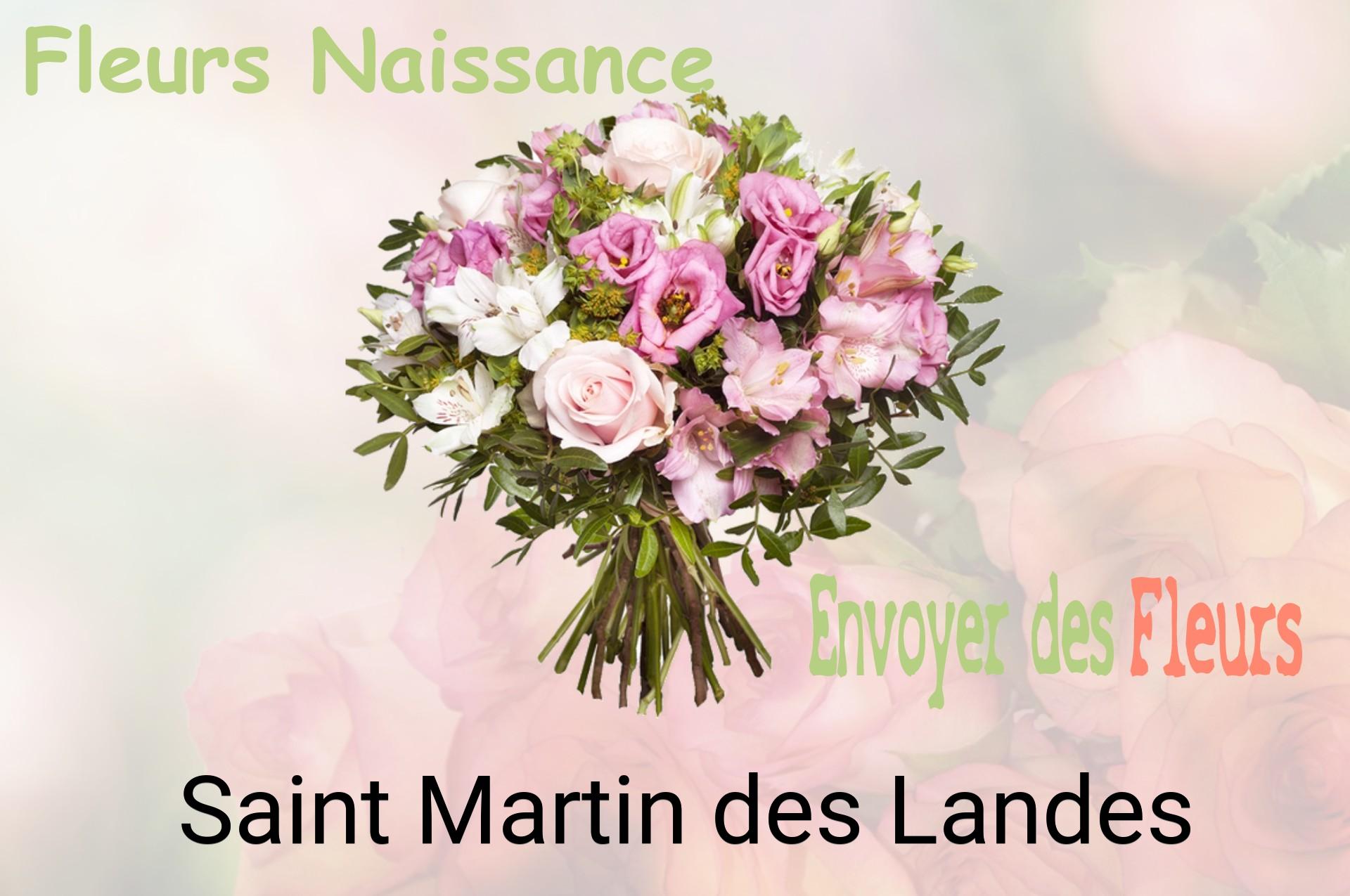 Bouquet de fleurs de naissance livré à Saint-Martin-des-Landes